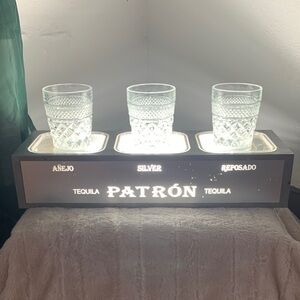 Tequila Glass Set with Silver Accents